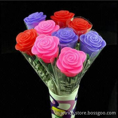 Attractive flash LED rose flower for New Year and Valentine's Day